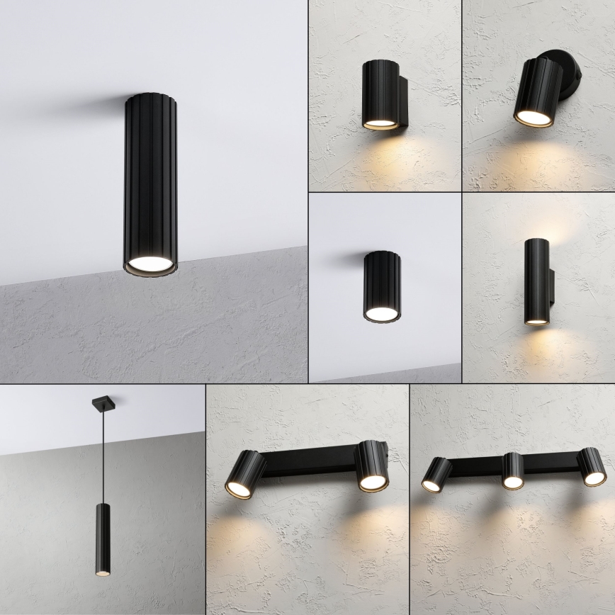 Brilagi - Bodové svietidlo CRISPINA 1xGU10/10W/230V 20 cm čierne