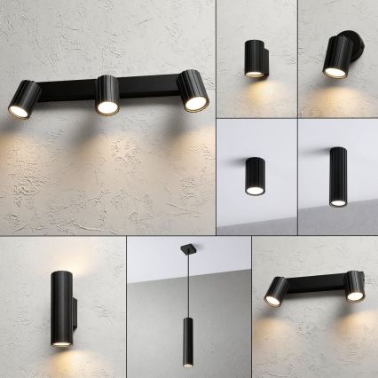 Brilagi - Bodové svietidlo CRISPINA 3xGU10/10W/230V čierna