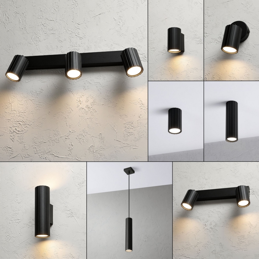 Brilagi - Bodové svietidlo CRISPINA 3xGU10/10W/230V čierna