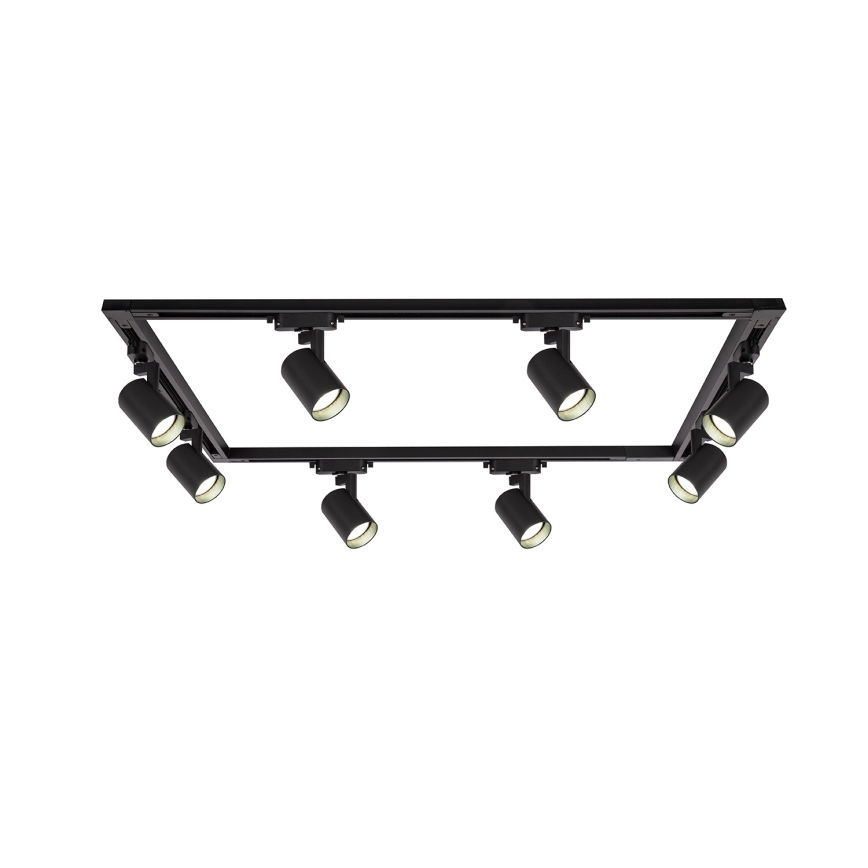 Brilagi - Bodové svietidlo do lištového systému HUSKY 8xGU10/10W/230V čierne