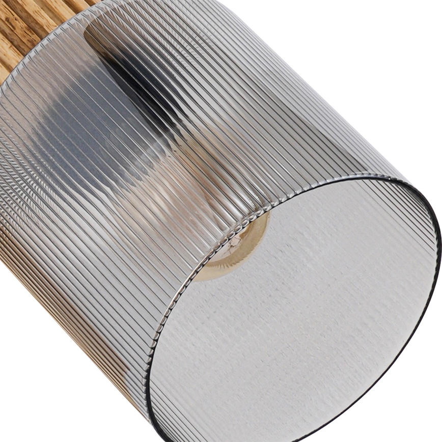 Brilagi - Bodové svietidlo HYGGE 2xE14/15W/230V kaučukovník/dymová