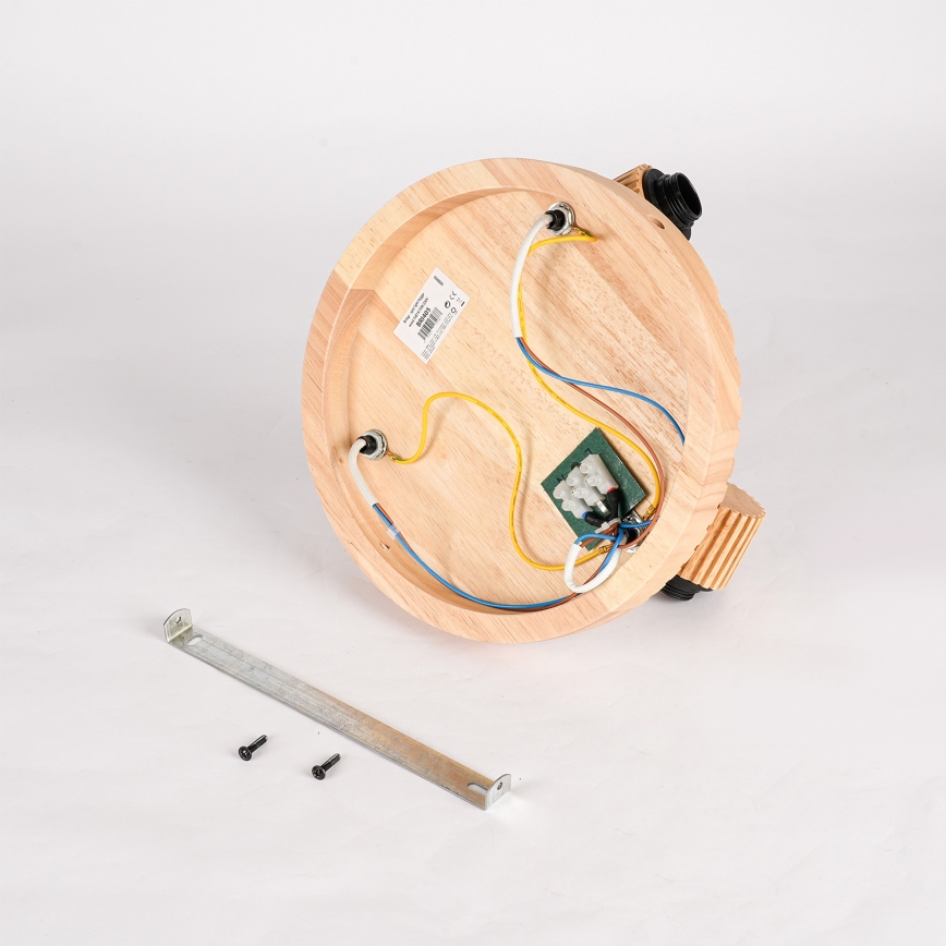 Brilagi - Bodové svietidlo HYGGE 3xE14/15W/230V kaučukovník/dymová