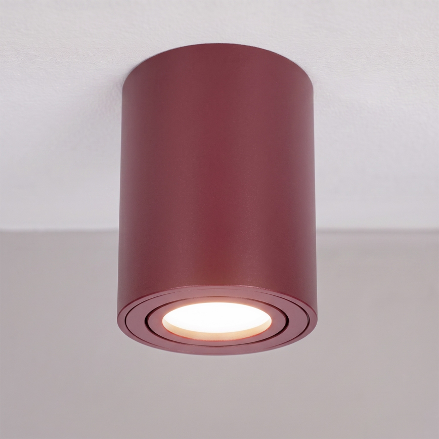 Brilagi - Bodové svietidlo MIA 1xGU10/30W/230V 100x80 mm bordová