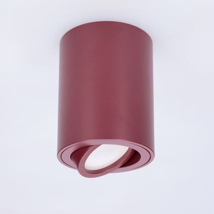 Brilagi - Bodové svietidlo MIA 1xGU10/30W/230V 100x80 mm bordová