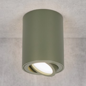 BRILAGI - Bodové svietidlo MIA 1xGU10/30W/230V 100x80 mm tmavozelená