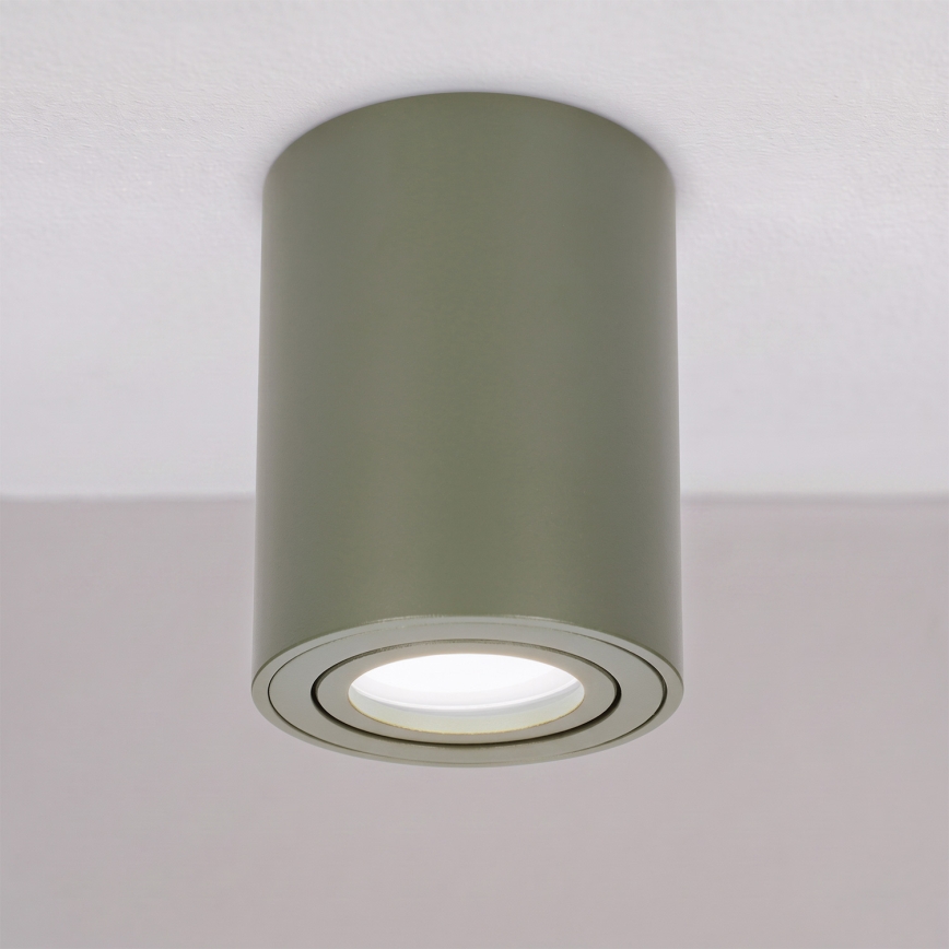 BRILAGI - Bodové svietidlo MIA 1xGU10/30W/230V 100x80 mm tmavozelená