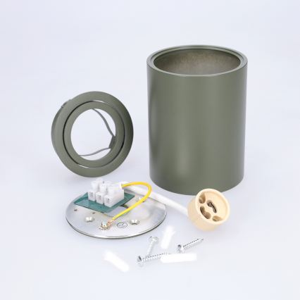 BRILAGI - Bodové svietidlo MIA 1xGU10/30W/230V 100x80 mm tmavozelená