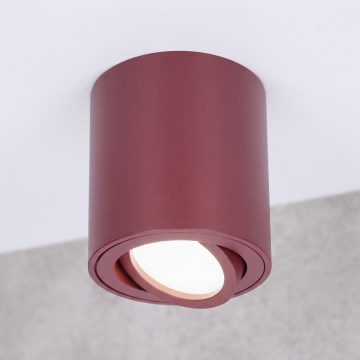 BRILAGI - Bodové svietidlo MIA 1xGU10/30W/230V 84x80 mm bordové