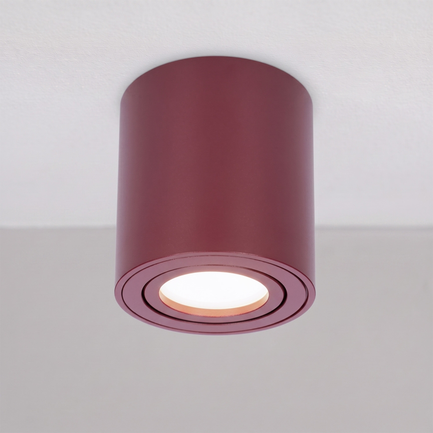 BRILAGI - Bodové svietidlo MIA 1xGU10/30W/230V 84x80 mm bordové