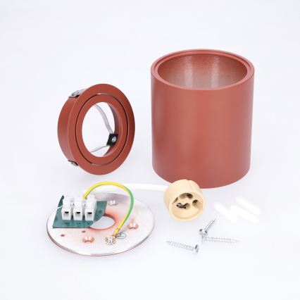 BRILAGI - Bodové svietidlo MIA 1xGU10/30W/230V 84x80 mm hnedá
