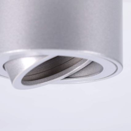 BRILAGI - Bodové svietidlo MIA 1xGU10/30W/230V 84x80 mm strieborné
