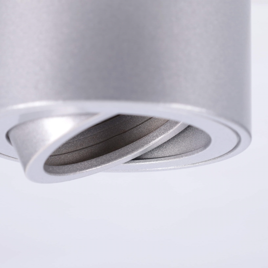 BRILAGI - Bodové svietidlo MIA 1xGU10/30W/230V 84x80 mm strieborné