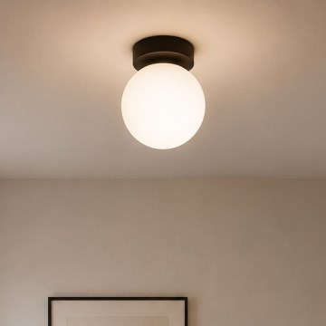 BRILAGI - Bodové svietidlo MILO 1xE27/60W/230V priemer 15 cm čierna