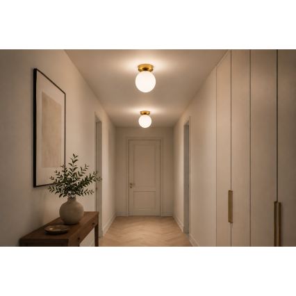 BRILAGI - Bodové svietidlo MILO 1xE27/60W/230V priemer 15 cm zlaté