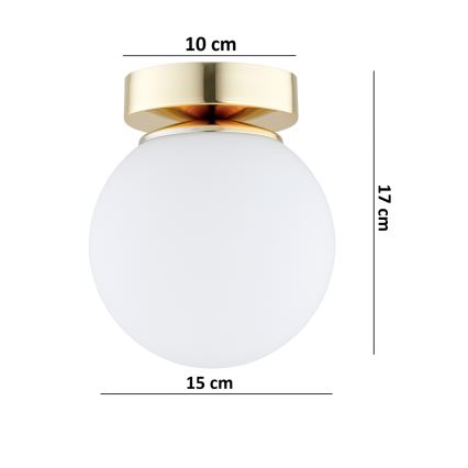 Brilagi - Bodové svietidlo MILO 1xE27/60W/230V zlatá