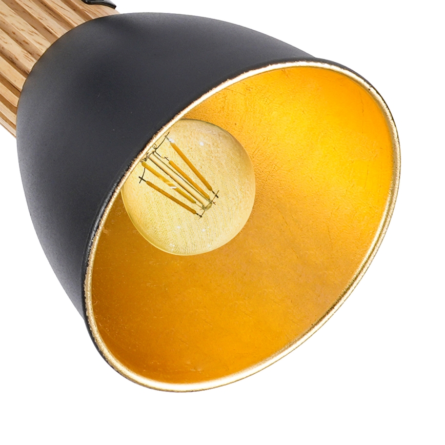 Brilagi - Bodové svietidlo ODENSE 2xE14/10W/230V kaučukovník/čierne