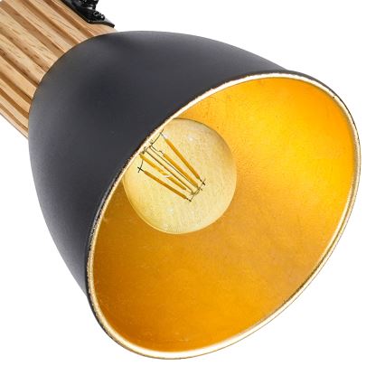 Brilagi - Bodové svietidlo ODENSE 4xE14/10W/230V kaučukovník/čierna