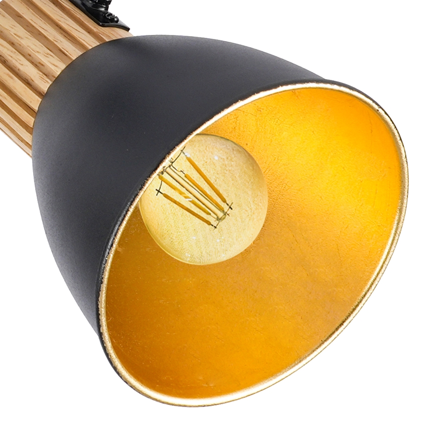 Brilagi - Bodové svietidlo ODENSE 4xE14/10W/230V kaučukovník/čierna