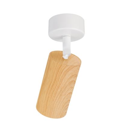 Brilagi - Bodové svietidlo SELE 1xGU10/30W/230V biela/dekor duba