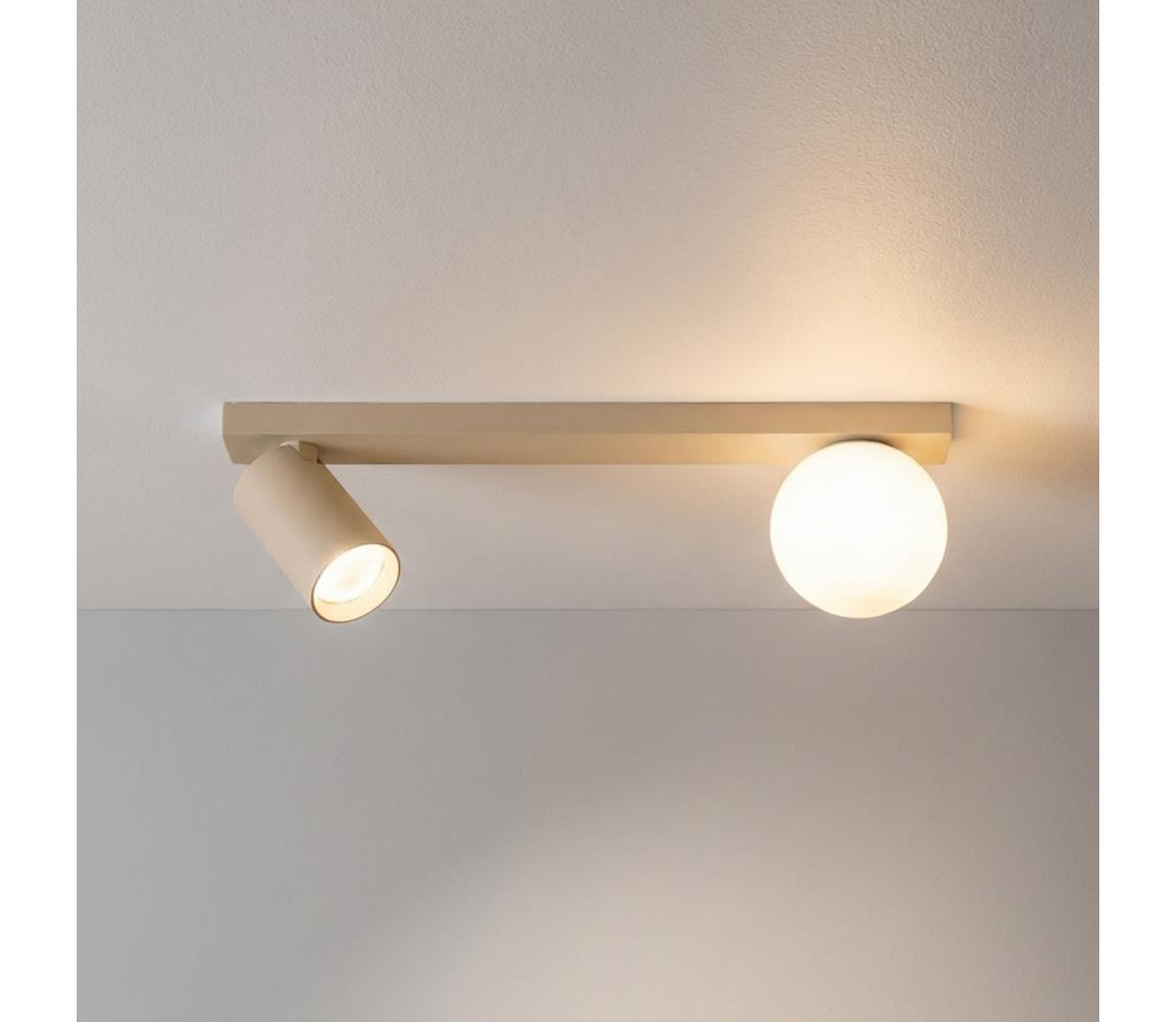 Brilagi - Bodové svietidlo SELE BALL 1xGU10/30W/230V + 1xG9/10W béžová WO-AGN-30-BEI-OEM