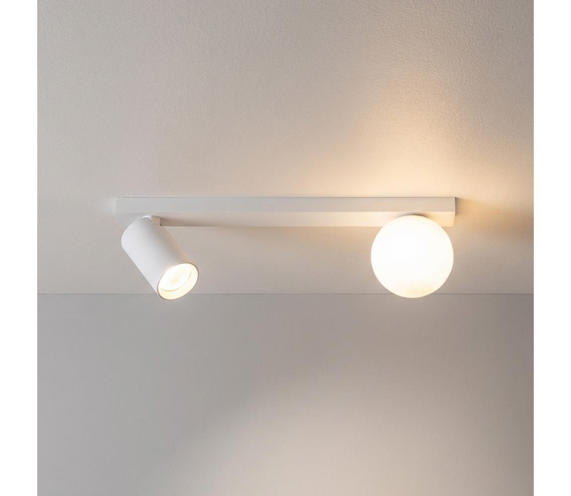 Brilagi - Bodové svietidlo SELE BALL 1xGU10/30W/230V + 1xG9/10W biela WO-AGN-29-WHT-OEM