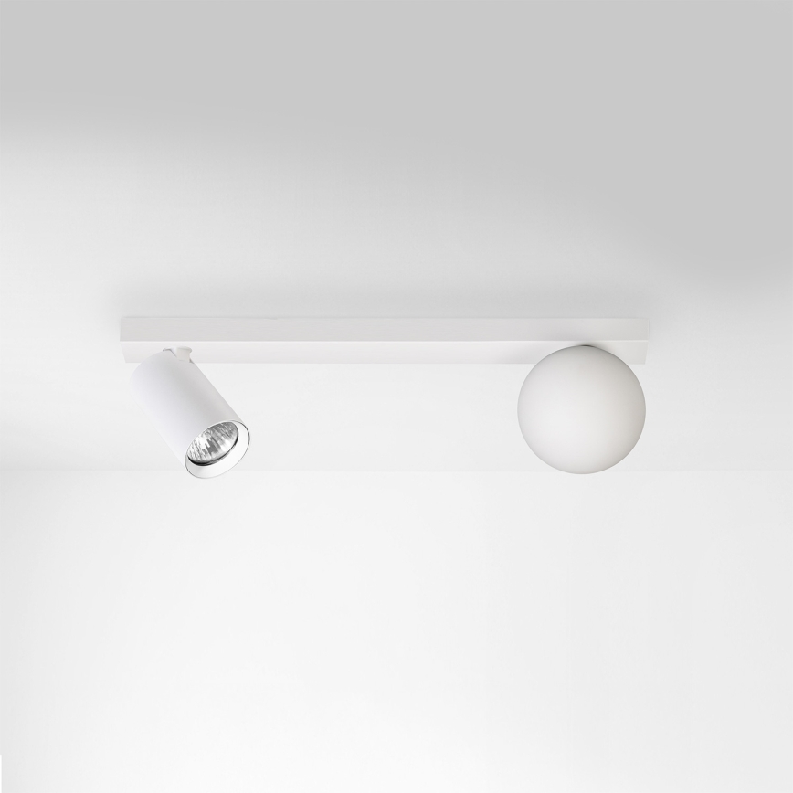 Brilagi - Bodové svietidlo SELE BALL 1xGU10/30W/230V + 1xG9/10W biela