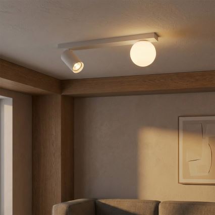 Brilagi - Bodové svietidlo SELE BALL 1xGU10/30W/230V + 1xG9/10W biela
