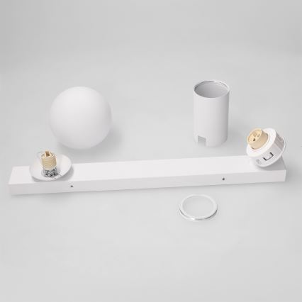 Brilagi - Bodové svietidlo SELE BALL 1xGU10/30W/230V + 1xG9/10W biela