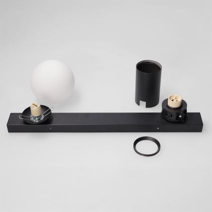 Brilagi - Bodové svietidlo SELE BALL 1xGU10/30W/230V + 1xG9/10W čierna