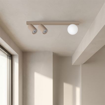 Brilagi - Bodové svietidlo SELE BALL 2xGU10/30W/230V + 1xG9/10W béžové