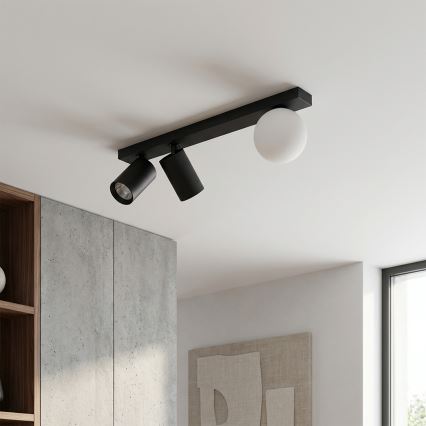 Brilagi - Bodové svietidlo SELE BALL 2xGU10/30W/230V + 1xG9/10W čierna