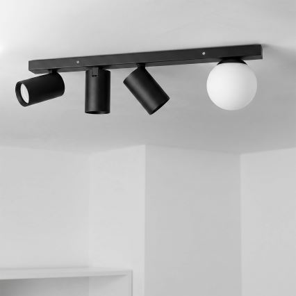 Brilagi - Bodové svietidlo SELE BALL 3xGU10/30W/230V + 1xG9/10W čierna
