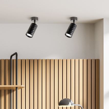 Brilagi - Bodové svietidlo SELE DIAMANT 1xGU10/30W/230V čierna