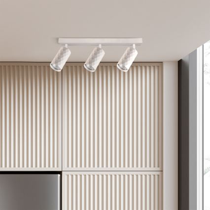 Brilagi - Bodové svietidlo SELE DIAMANT 3xGU10/30W/230V biela