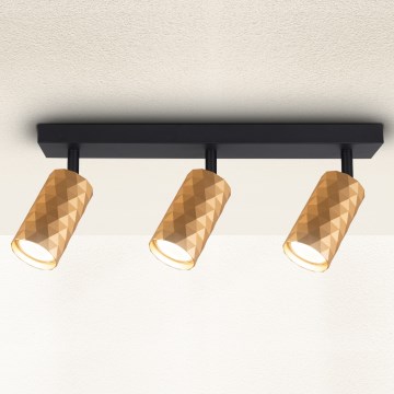 Brilagi - Bodové svietidlo SELE DIAMANT 3xGU10/30W/230V zlaté