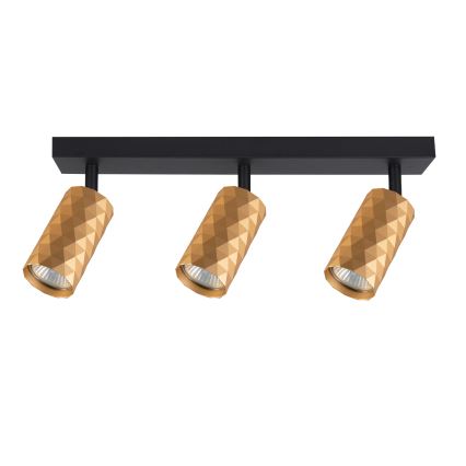 Brilagi - Bodové svietidlo SELE DIAMANT 3xGU10/30W/230V zlaté