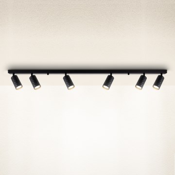 Brilagi - Bodové svietidlo SELE DIAMANT 6xGU10/30W/230V čierne