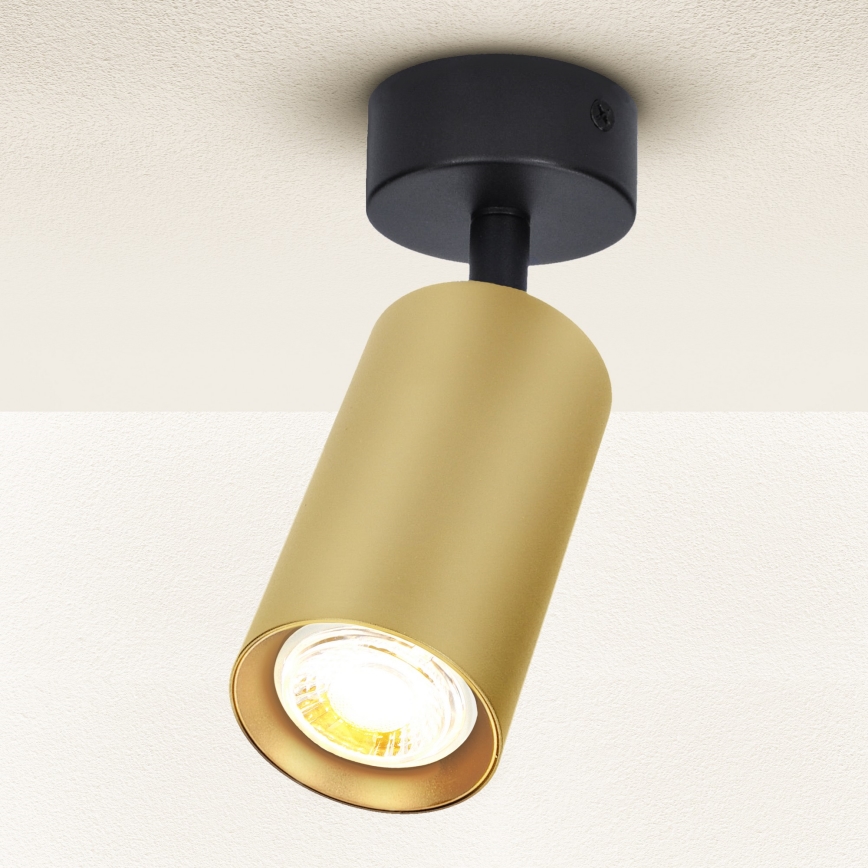 Brilagi - Bodové svietidlo SELE GOLDEN 1xGU10/30W/230V čierna/zlatá