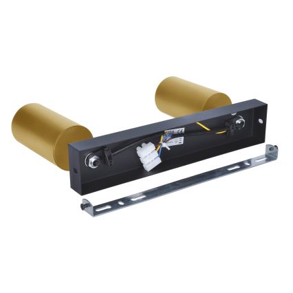 Brilagi - Bodové svietidlo SELE GOLDEN 2xGU10/30W/230V čierna/zlatá