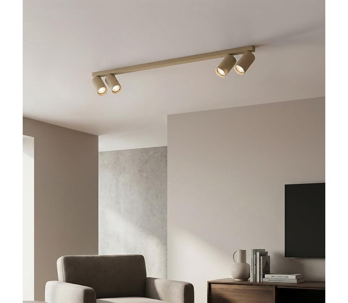 Brilagi - Bodové svietidlo SELE LONG 4xGU10/30W/230V béžové WO-SELE-SP16-BEI-OEM