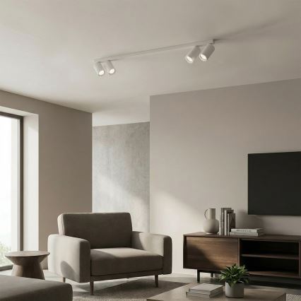 Brilagi - Bodové svietidlo SELE LONG 4xGU10/30W/230V biela