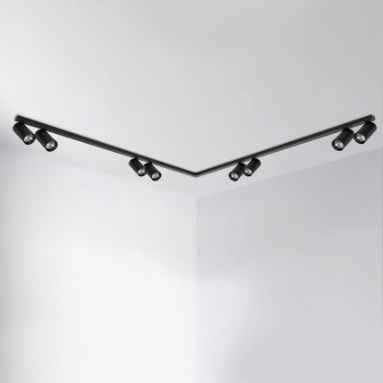 Brilagi - Bodové svietidlo SELE LONG 8xGU10/30W/230V čierna