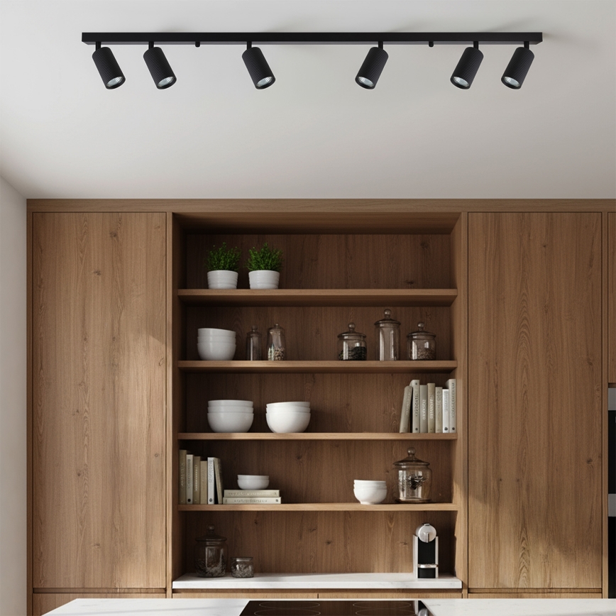 Brilagi - Bodové svietidlo SELE MODERN 6xGU10/30W/230V čierne