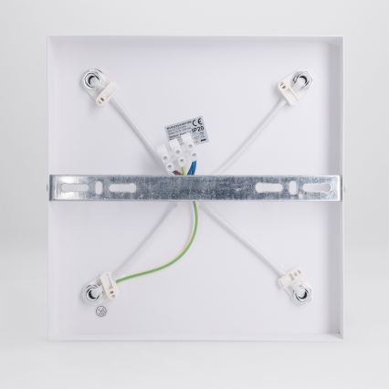 BRILAGI - Bodové svietidlo SELE SQUARE 4xGU10/30W/230V biela/dubový dekor