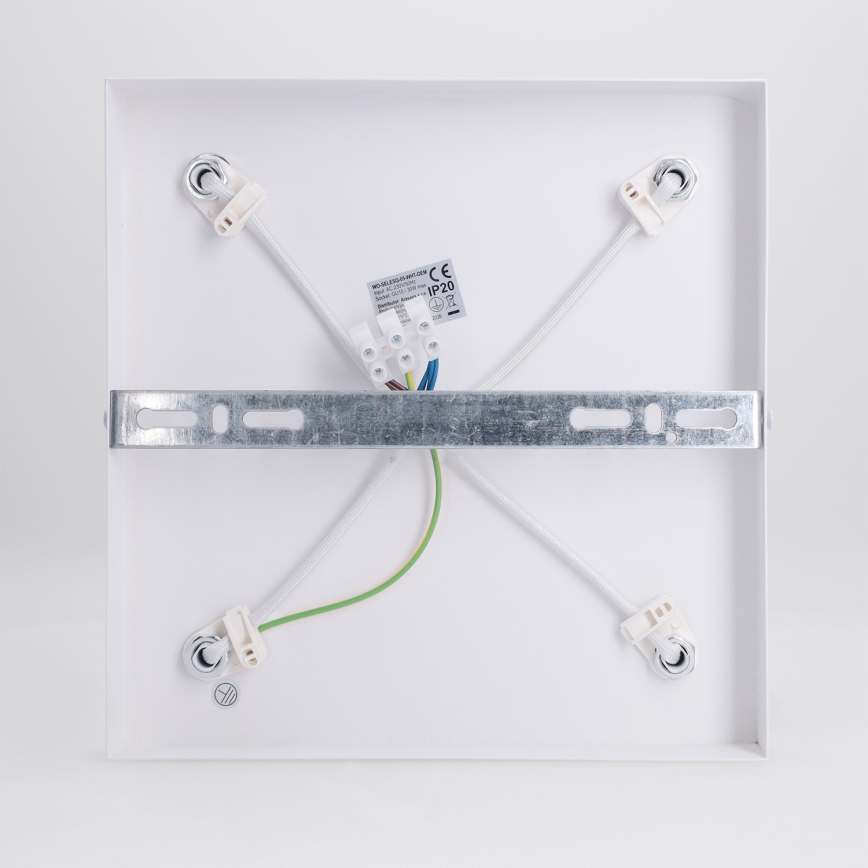 BRILAGI - Bodové svietidlo SELE SQUARE 4xGU10/30W/230V biela/dubový dekor