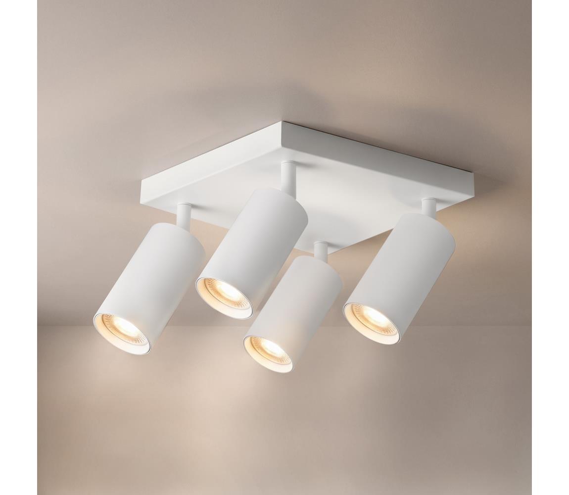 Brilagi - Bodové svietidlo SELE SQUARE 4xGU10/30W/230V biela WO-SELESQ-01-WHT-OEM
