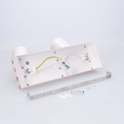 Brilagi - Bodové svietidlo SELE WOOD ACOUSTIC 2xGU10/30W/230V biela/drevo