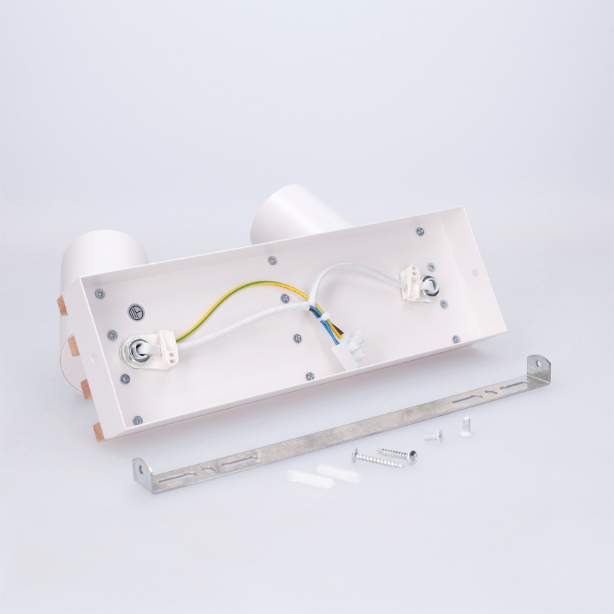 Brilagi - Bodové svietidlo SELE WOOD ACOUSTIC 2xGU10/30W/230V biela/drevo
