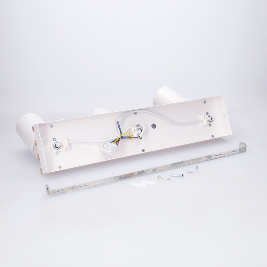 Brilagi - Bodové svietidlo SELE WOOD ACOUSTIC 3xGU10/30W/230V biela/drevo