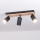 Brilagi - Bodové svietidlo SELE WOOD ACOUSTIC 3xGU10/30W/230V čierna/drevo